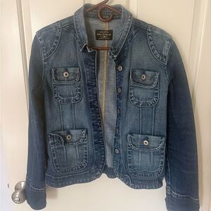 Polo Ralph Lauren Vintage Denim Molly Jean Jacket Motorcycle Trucker style.